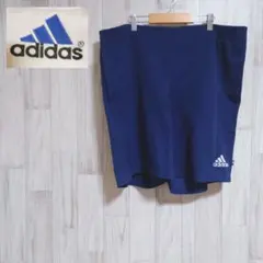 ●adidas● ロゴ入り ハーフパンツ ネイビー