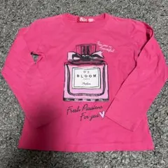 R/H 長袖カットソー 120 ピンク 香水デザイン【最終価格】