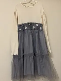 チュールスカート ワンピース