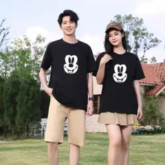 新品 一度も使用していない ミッキー プリント 半袖 T シャツ BX138