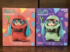 ガンダム45周年×初音ミク ザクぐるみ シャアザクぐるみ ２個セット