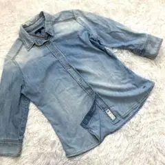 トミーヒルフィガー　デニム　シャツ　グラデーション
