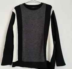 RAGEBLUE｜切り替えデザイン 長袖カットソー Lサイズ モノトーン系