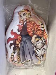 鬼滅の刃　煉獄杏寿郎　ダイカットクッション　鬼滅祭　寅