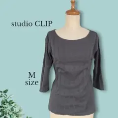 スタディオクリップ studio CLIP カットソー 七分袖 綿100％ M