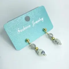 天然石 サージカルステンレス 金属アレルギー対応 ピアス