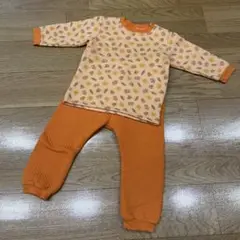 キルトパジャマ　110cm 腹巻きつき