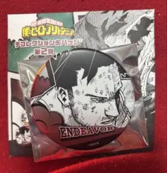 ヒロアカ エンデヴァー　僕のヒーローアカデミア デコレクション缶バッジ 第2弾