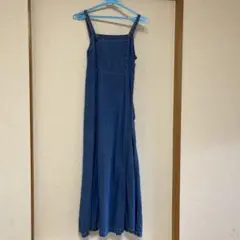 デニム キャミワンピ