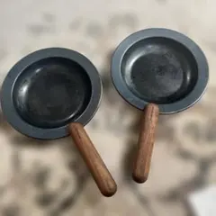 2個セットフライパンジュウPANJIU M 20cm ウォールナットハンドルのサムネイル
