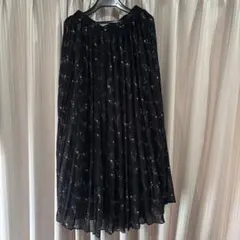 GLOBAL WORK プリーツロングスカート　L