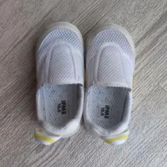 【美品】IFME 上履き 15.0 ホワイト/イエロー