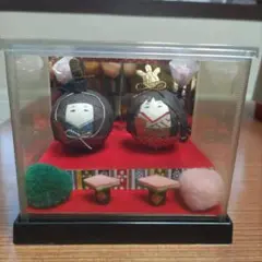 ひな人形 ケース付き 伝統的な飾り