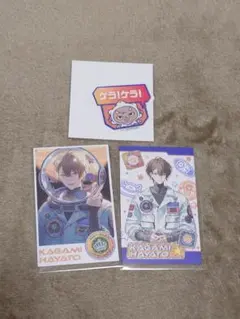 KAGAMI HAYATO カードセット ステッカー付き