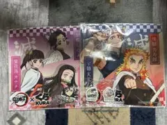 くら寿司　鬼滅の刃タオル消しゴム缶バッジセット