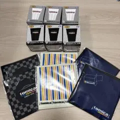 トミカくじ第3弾 タンブラー 6個セット＆ハンドタオル6枚セット