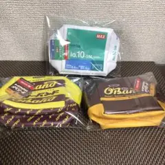 オーバンド ＆ MAXホッチキス針 スクエアミニポーチ 3種セット
