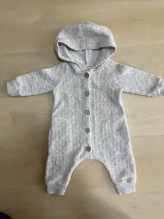 1 + in the family フード付きロンパース 3m