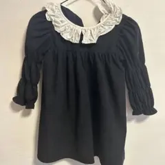 ワンピース　黒　襟付き　100センチくらい