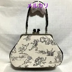 ガシャ髑髏　がま口バッグ　ハンドメイド　浮世絵　和柄　着物バッグ 新入荷＊国芳のがしゃどくろバッグ | 文京区湯島 王冠印雑貨店のブログ