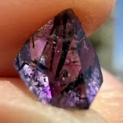 高品質　モザンビーク産　スーパーセブン　0.3g　超ミニサイズ　アメジスト②