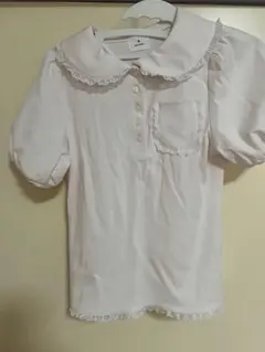 merry jenny polo summer tops ピンクのサムネイル