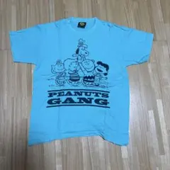 MOONEYES PEANUTS GANG 半袖 Tシャツ ライトブルーのサムネイル