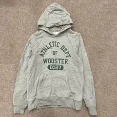 【R811】 Champion プルオーバー パーカー サイズM グレー