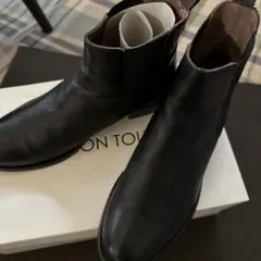 MARION TOUFET ブラック サイドゴアブーツ