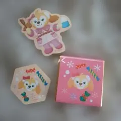 ダッフィーフレンズ　シークレットオブスノーウィーデイ　シールのみ クッキー・アン