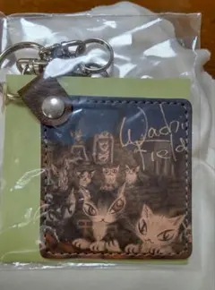 【ヌフ様ご専用】わちふぃーるど　ダヤン　スクエアキーホルダー　パリの夜に歌うよ