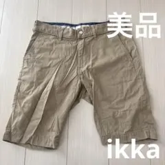 【美品】ikka ハーフパンツ ベージュ Mのサムネイル