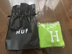 HUF ニット帽 グリーン 袋付き
