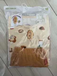 【新品】ユニクロ　UNIQLO ベビーパジャマ　パンどろぼう　サイズ90