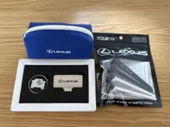 レクサス ゴルフボールポーチ,ゴルフマーカー,ツアーティーロング３点セットのサムネイル