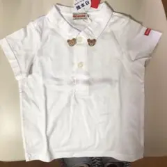 【新品】ミキハウス半袖襟付きTシャツ