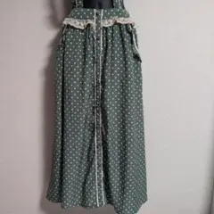 axes femme アクシーズファムドット柄 フレアスカート