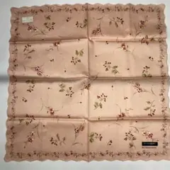 【新品】BURBERRY ハンカチ　スカーフ　花柄　ピンク
