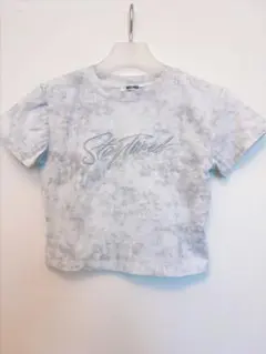 XOXO 半袖Tシャツ グレー タイダイ柄