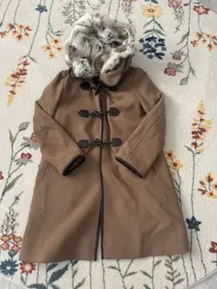 BEAUTY&YOUTH ファー付きダッフルコート S