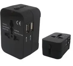 海外変換プラグ コンセント変換プラグ マルチ変換プラグ2USBポート全世界対応