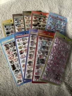 ボンボンドロップシール 和柄 セット 10種10個