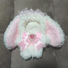 ぬい服 着ぐるみ 10cm うさぎ 白 ピンク