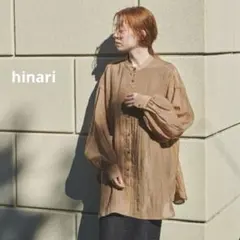 hinari ヒナリ 長袖 シアー ブラウス シャツ ゆったり レディース 春夏のサムネイル