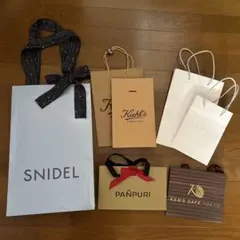 ショップ袋まとめ売りSNIDEL Kiehl's RMK