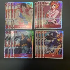 ワンピース カードゲーム 【赤デッキパーツ】 SR4枚4セット