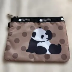 未使用　レスポートサック　パンダ　ポーチ