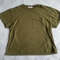 SIAS オリーブ色 Tシャツ Mサイズ 100%コットン
