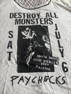 Destroy All Monsters HYSTERICS Tシャツ　ホワイト