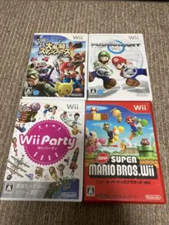 【Wii】p-8 ソフト　セット　スマブラ　スーパーマリオ　パーティ　マリカー